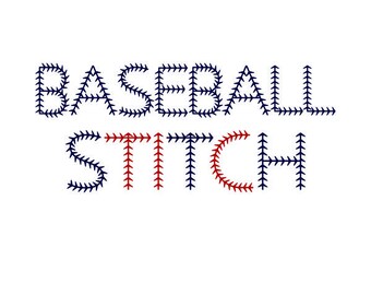 Baseball Sports Letters Monogram Font Cuttable Design PNG DXF SVG & eps Decal Files Silhouette Designs Cameo