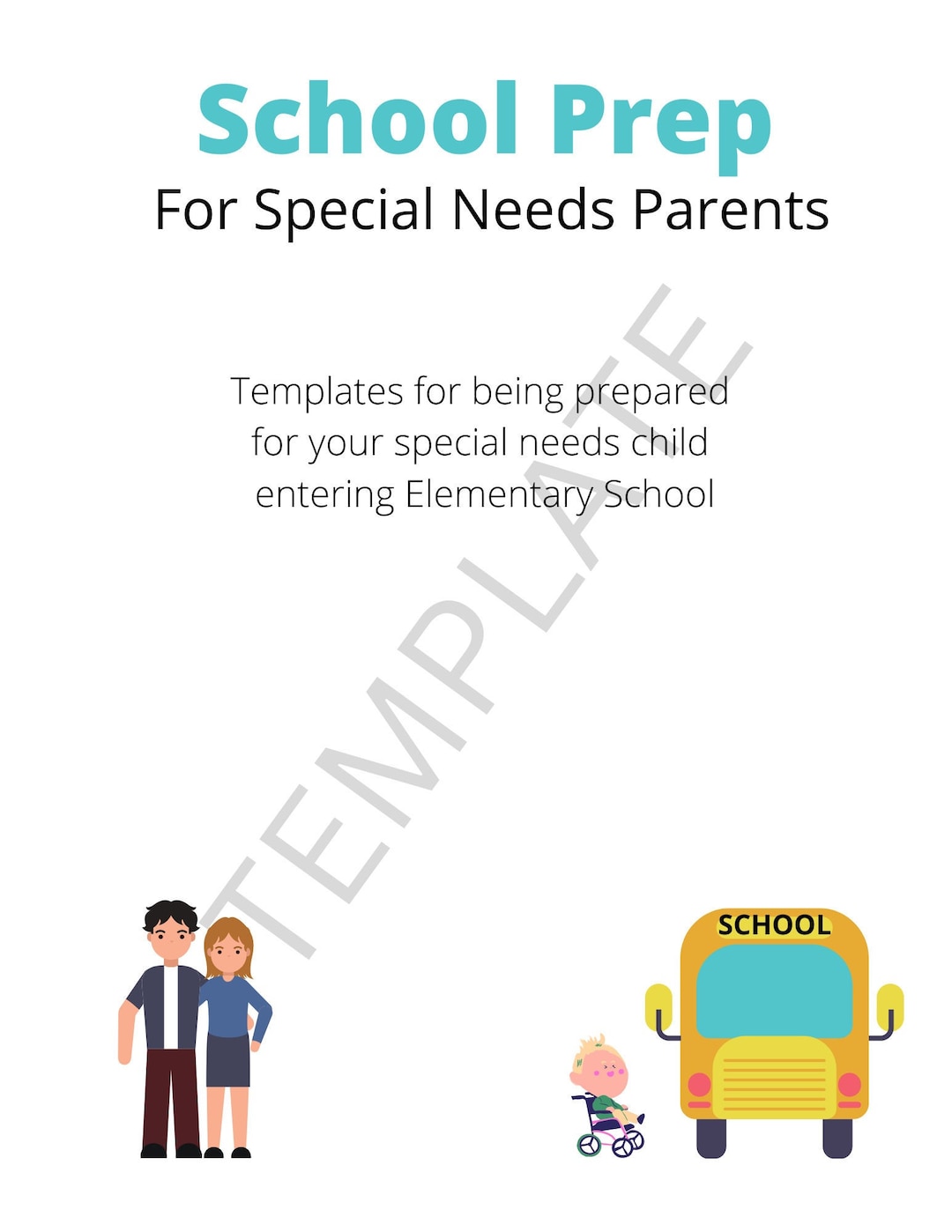 Parent Guide for Special Needs Child Entering School System - Etsy
