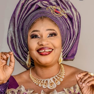 Nigerian Autogele Asooke / Aso oke / Asoebi /Aso-oke / Ipele & Gele - available in various colours of Ipele and gele