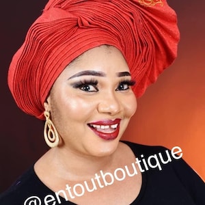 Nigerian Autogele Asooke / Aso oke / Asoebi /Aso-oke / Ipele & Gele - available in various colours of Ipele and gele