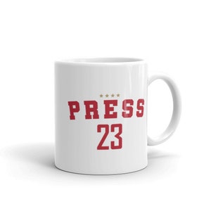 US Frauen Fußball Nationalteam | Alex Morgan, Julie Ertz, Tobin Heath, Megan Rapinoe, Christen Press White Glossy Mug
