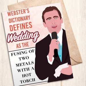 Michael Scott Hochzeitskarte