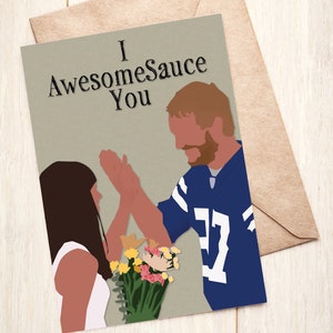Parks and Recreation April and Andy AwesomeSauce Card
