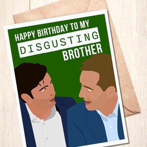 Alles Gute zum Geburtstag an meinen widerlichen Bruder | Nachfolge | Karte