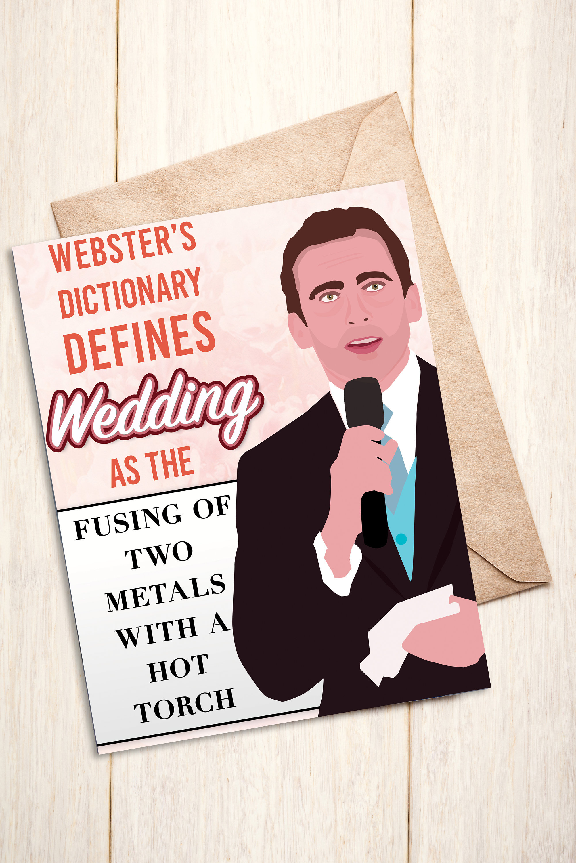 Michael Scott Wedding Card - Etsy