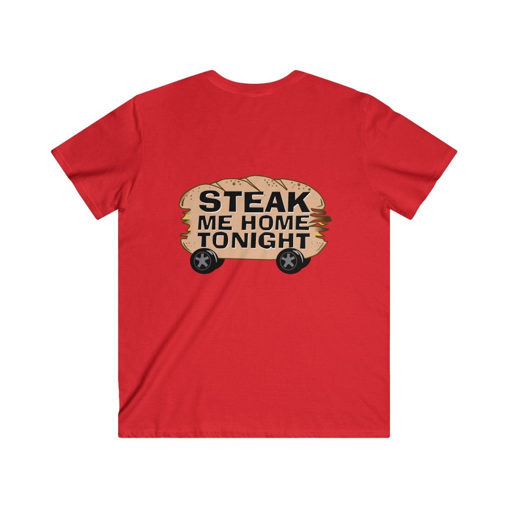 Happy Endings 'steak Me Home Tonight' Fitted Vneck Etsy