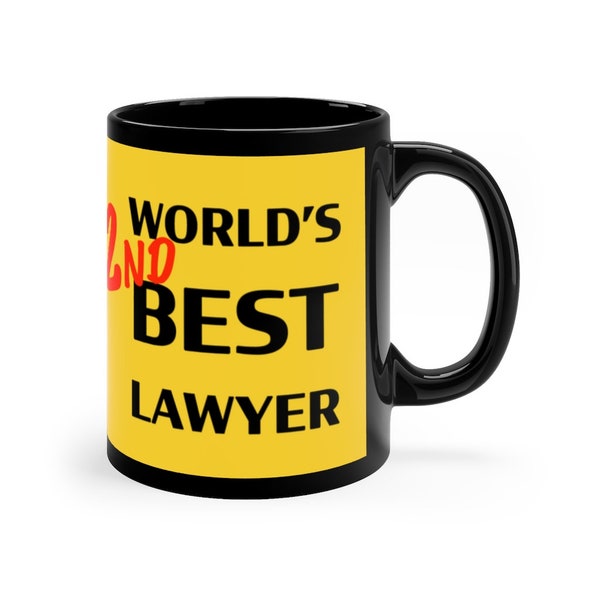 World's 2nd Best Lawyer Mug