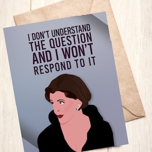Cartão Condescendente Lucille Bluth