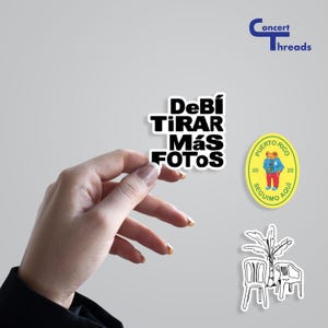 Paquete de 3 pegatinas de vinilo exclusivas de DTMF (3 x 3)