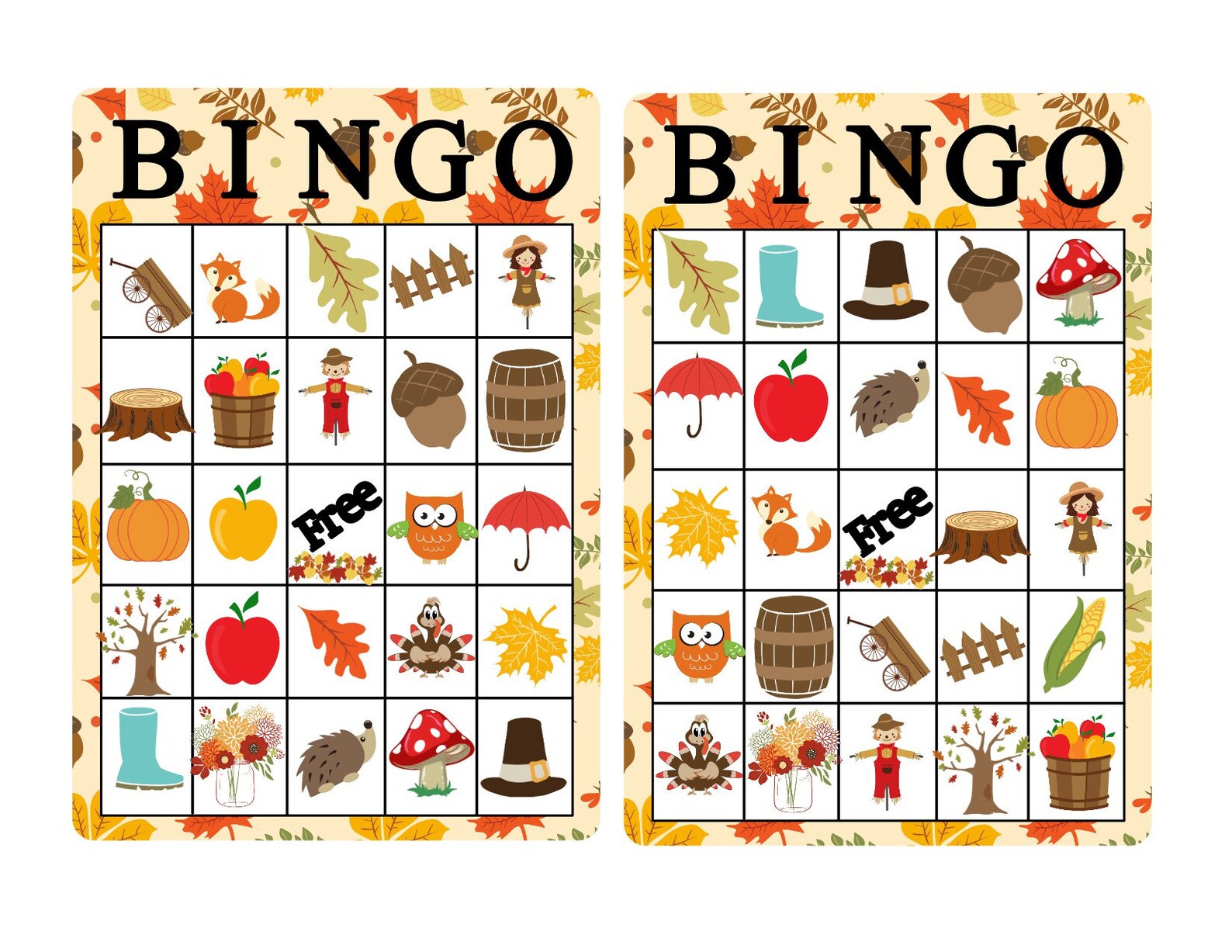 Indoor Thanksgiving Bingo Game Instant Digital Download | Etsy - Thanksgiving Bingo Game To Buy