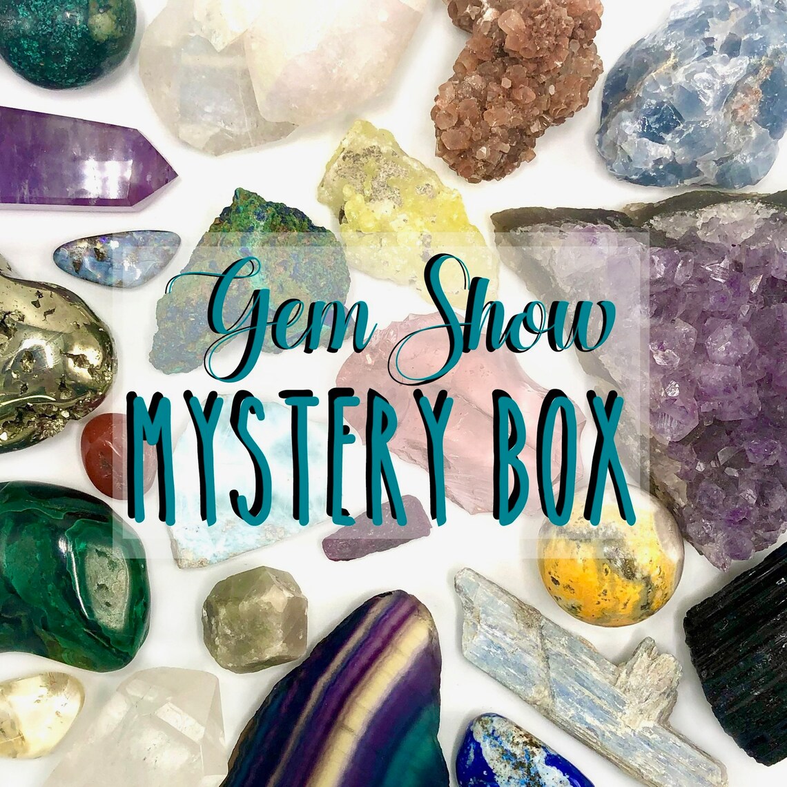 Gem Show Mystery Box/Crystal Box/Crystal Subscription Box Etsy