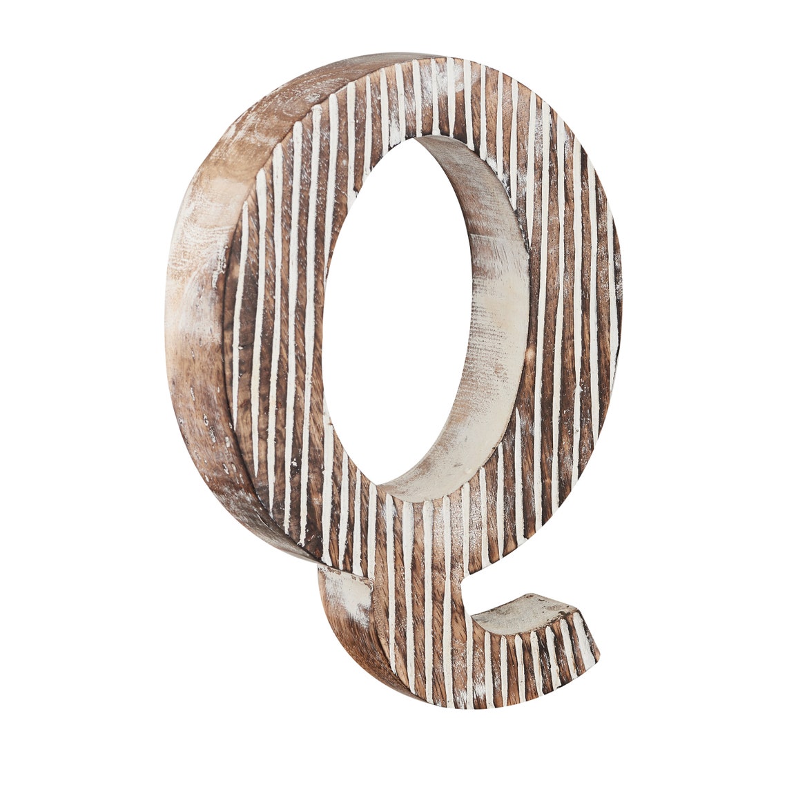 Decorative Wood Letter Q Standing and Hanging Alphabets Block Etsy