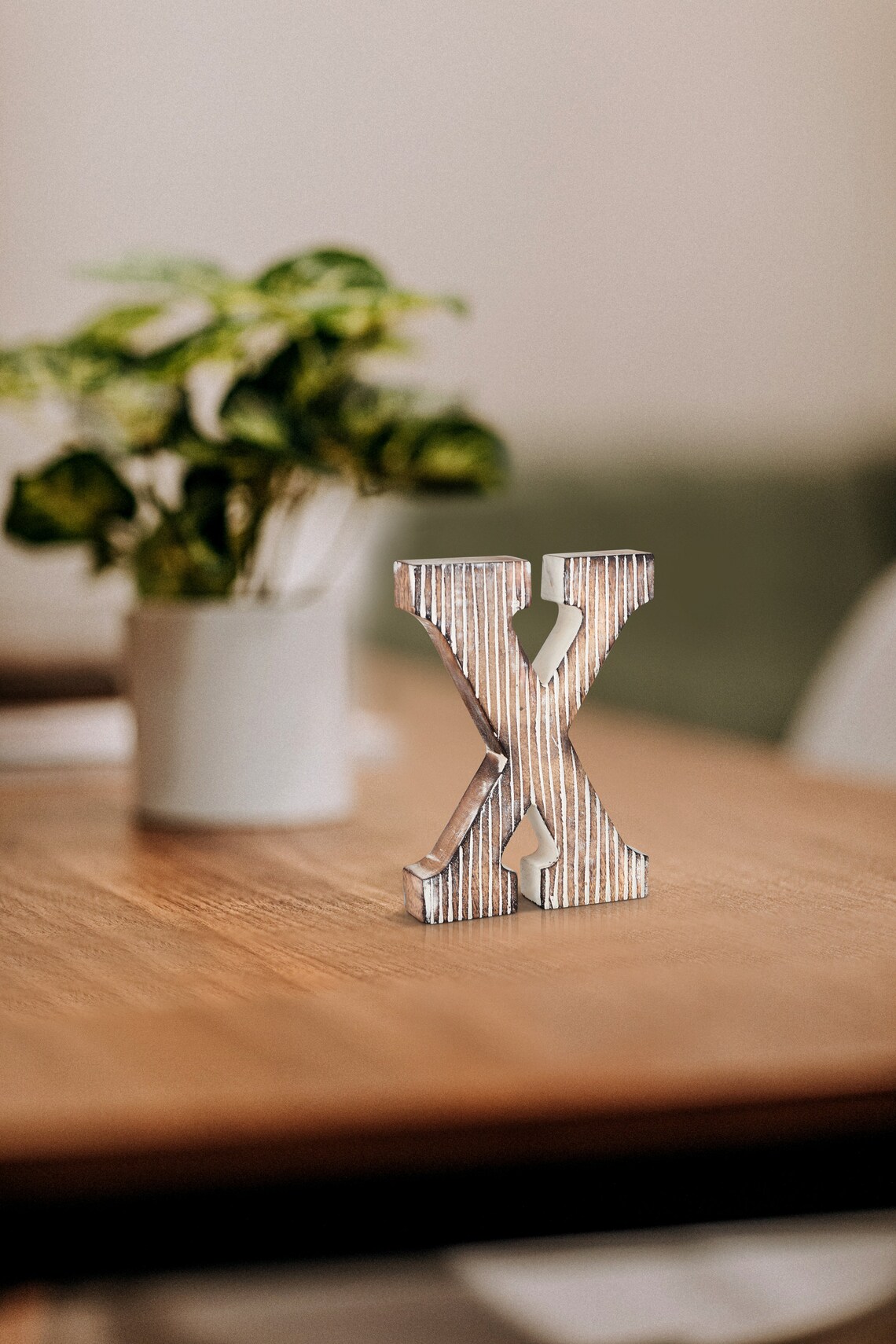 Decorative Wood Letter X Standing and Hanging Alphabets Block Etsy UK
