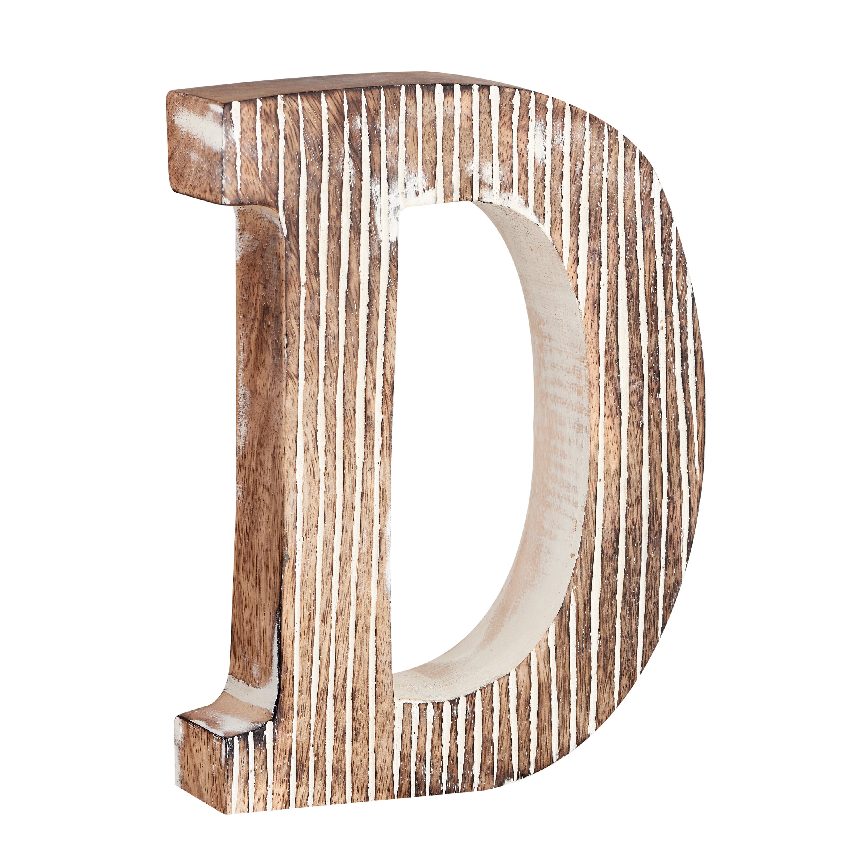 Decorative Wood Letter D Standing and Hanging Alphabets Block Etsy