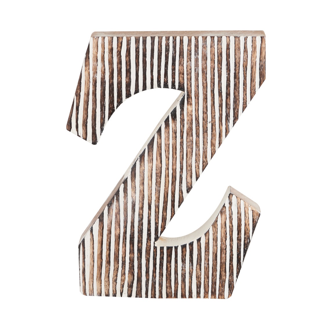 Decorative Wood Letter Z Standing and Hanging Alphabets Block Etsy