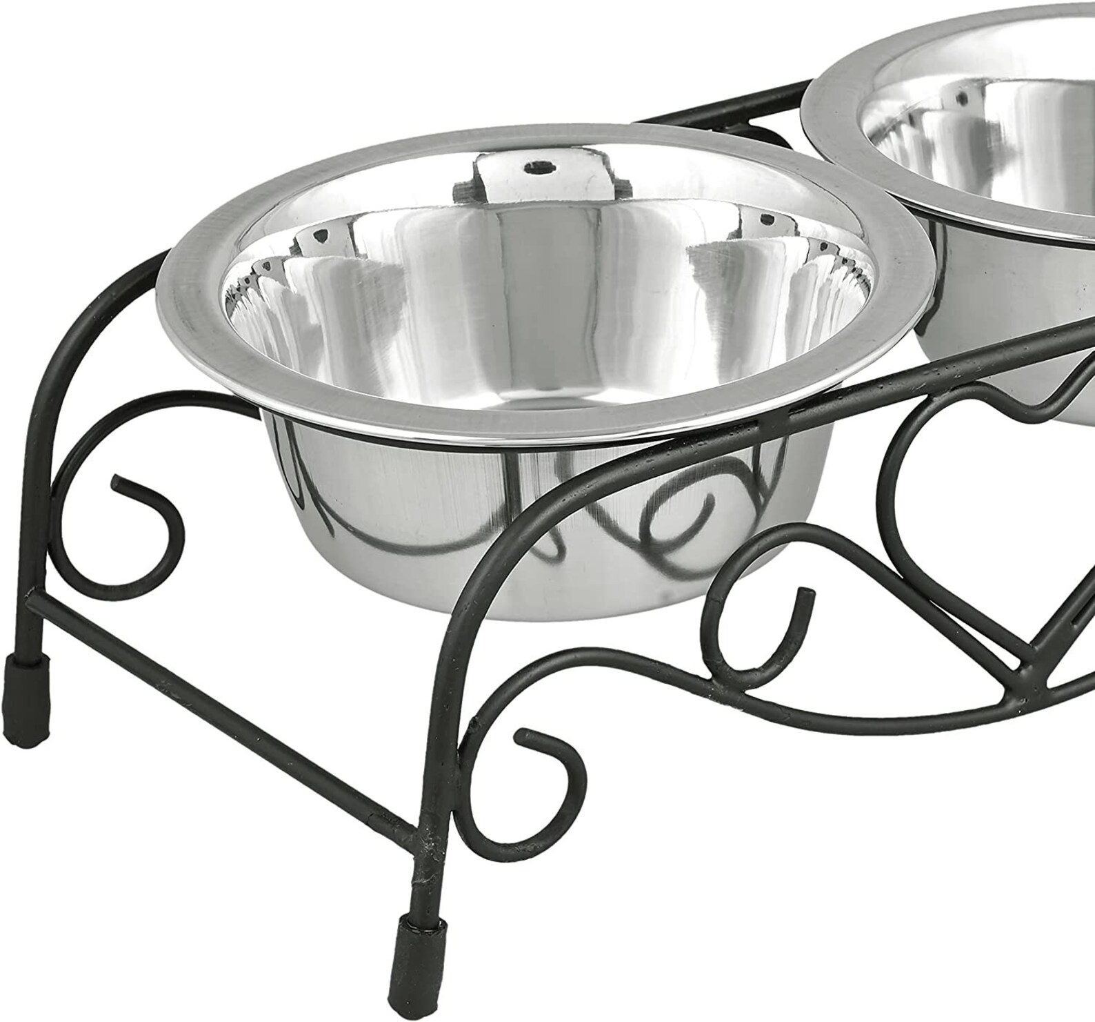 Pet Feeding Station Dog Cat Pet Feeder Station Metal Raised Etsy