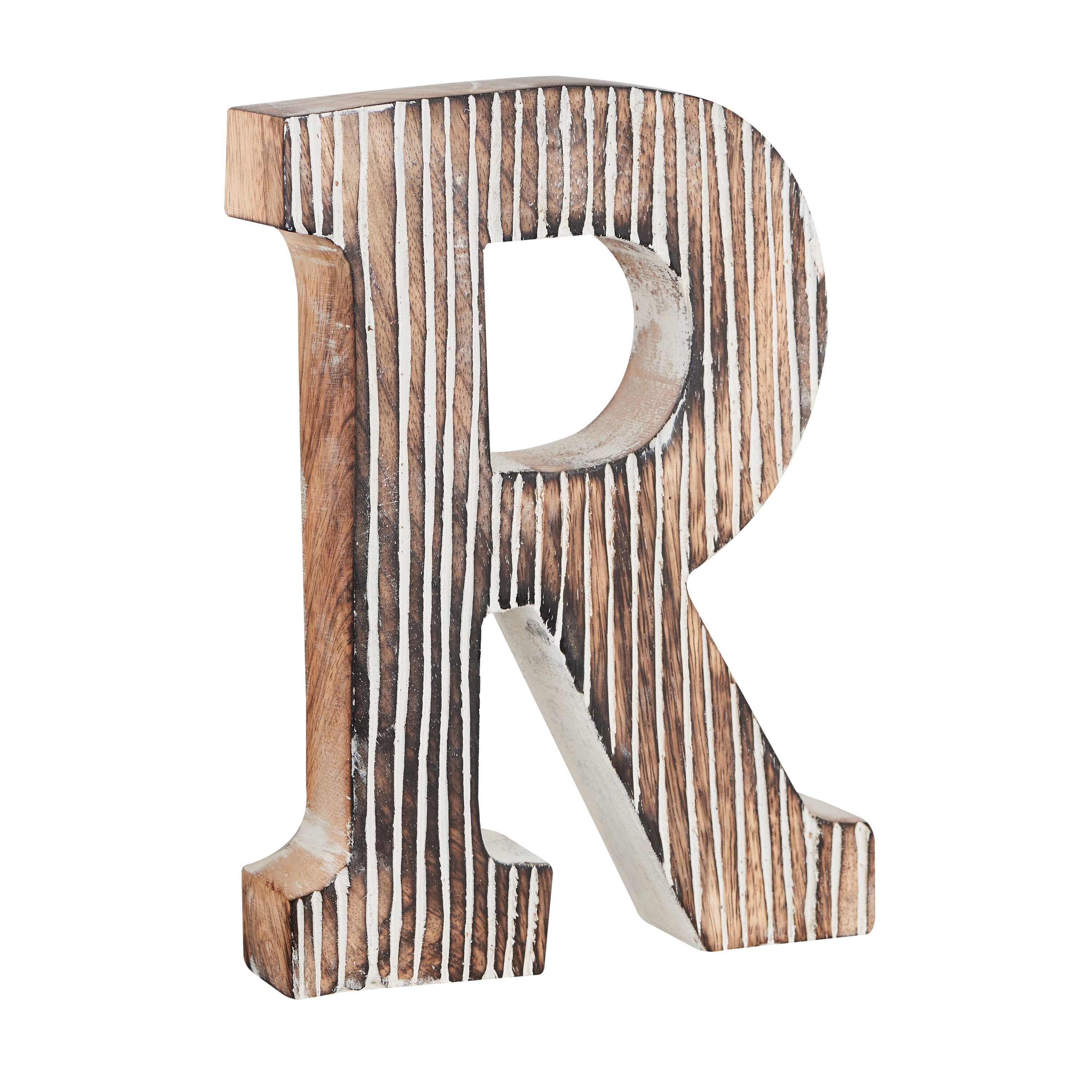 Decorative Wood Letter R Standing and Hanging Alphabets Block Etsy