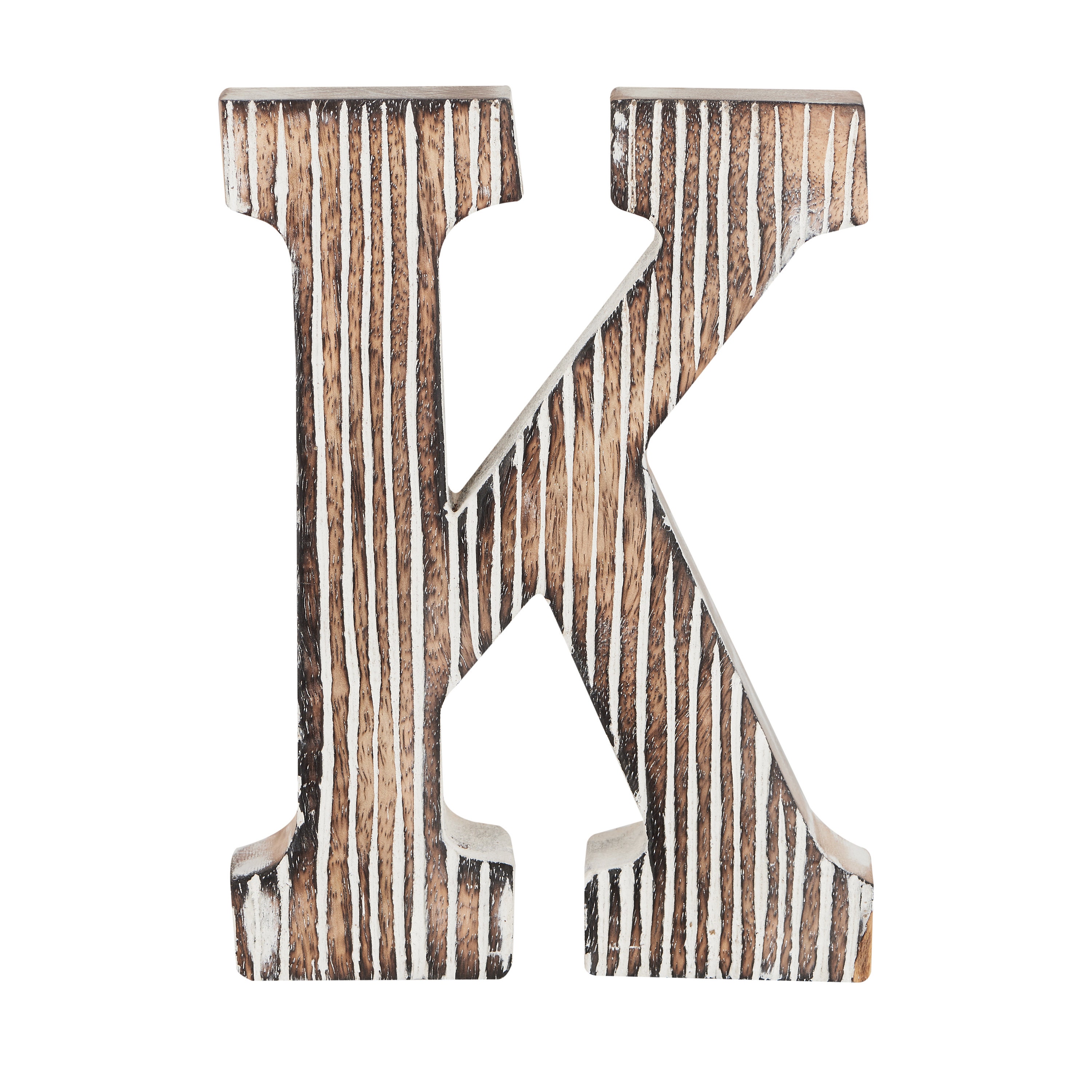 Decorative Wood Letter K Standing and Hanging Alphabets Block Etsy