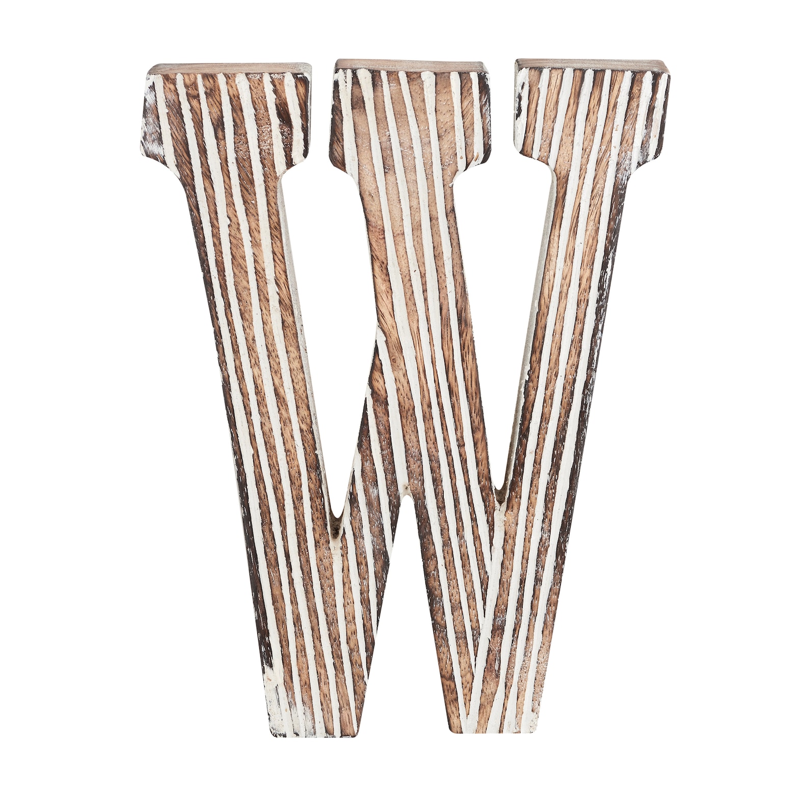 Decorative Wood Letter W Standing and Hanging Alphabets Block Etsy