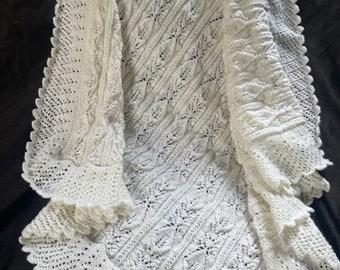 Original Baby Shawl Knitting Pattern