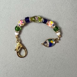 Tropical Fish Scissor Fob-Key Fob-Purse Fob-Backpack Fob-Stitching Accessory-Sewing Tool-Gift for Stitcher-Stitching Must Have