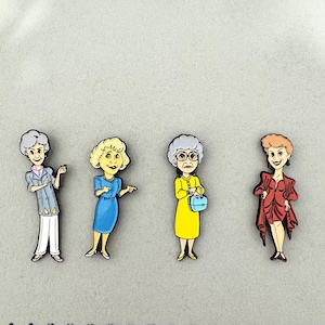 Enamel Funny Women Needle Minder-Needle Dock-Brooch-Magnet-Stitching Accessory-Sewing Tool-Gift for Stitcher-Stitching Must Have