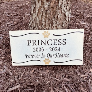 Custom Memorial Stone, white/black Memorial Plaque, Granite Headstone, Headstone Memorial, Black Granite Memorial Engraved Sign