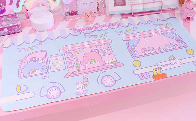 Cute Multifunctional Desk Pad Desk Mat Desk Blotter | Etsy