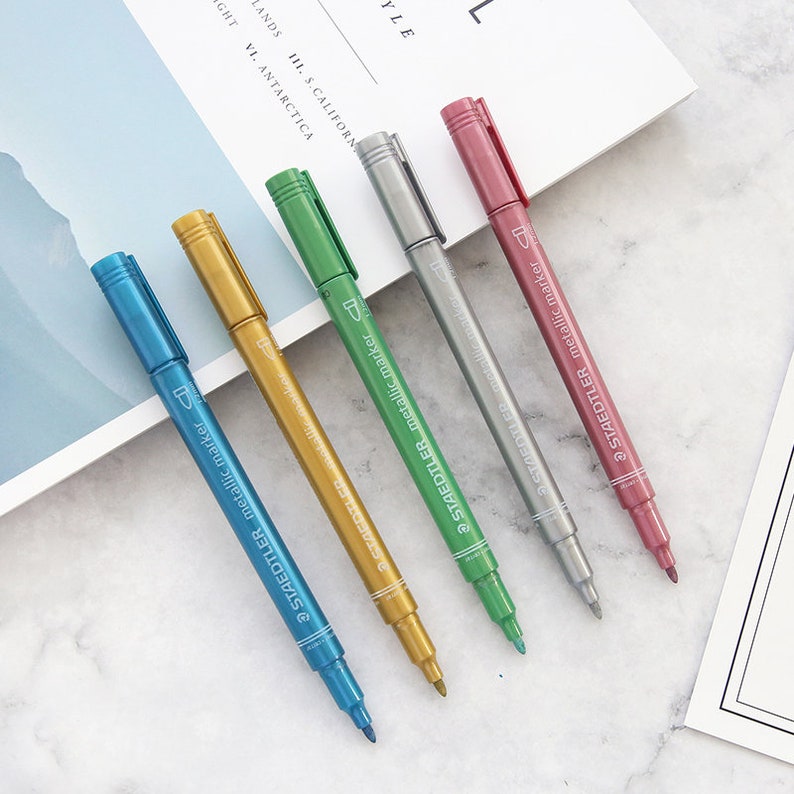 greeting card paint pen Germany STAEDTLER metal color marker invitation sign in pen sku: yb112 ON SALE bujo marker
