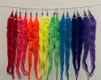 Worm-on-a-String Earrings