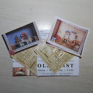 Music room, KIT, 144th scale, furniture, room box