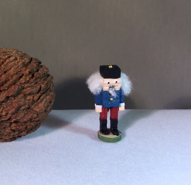 Miniature Nutcracker 112 Scale Traditional Dollhouse Etsy