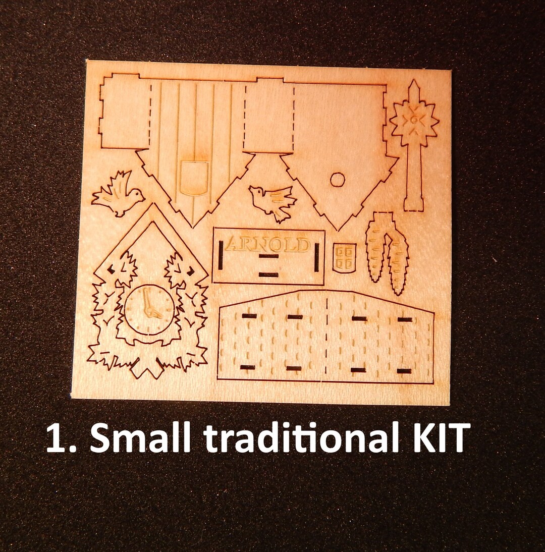 Cuckoo Clocks, KITS, Diy, Inch Scale, 1/12, Assembly Required Etsy