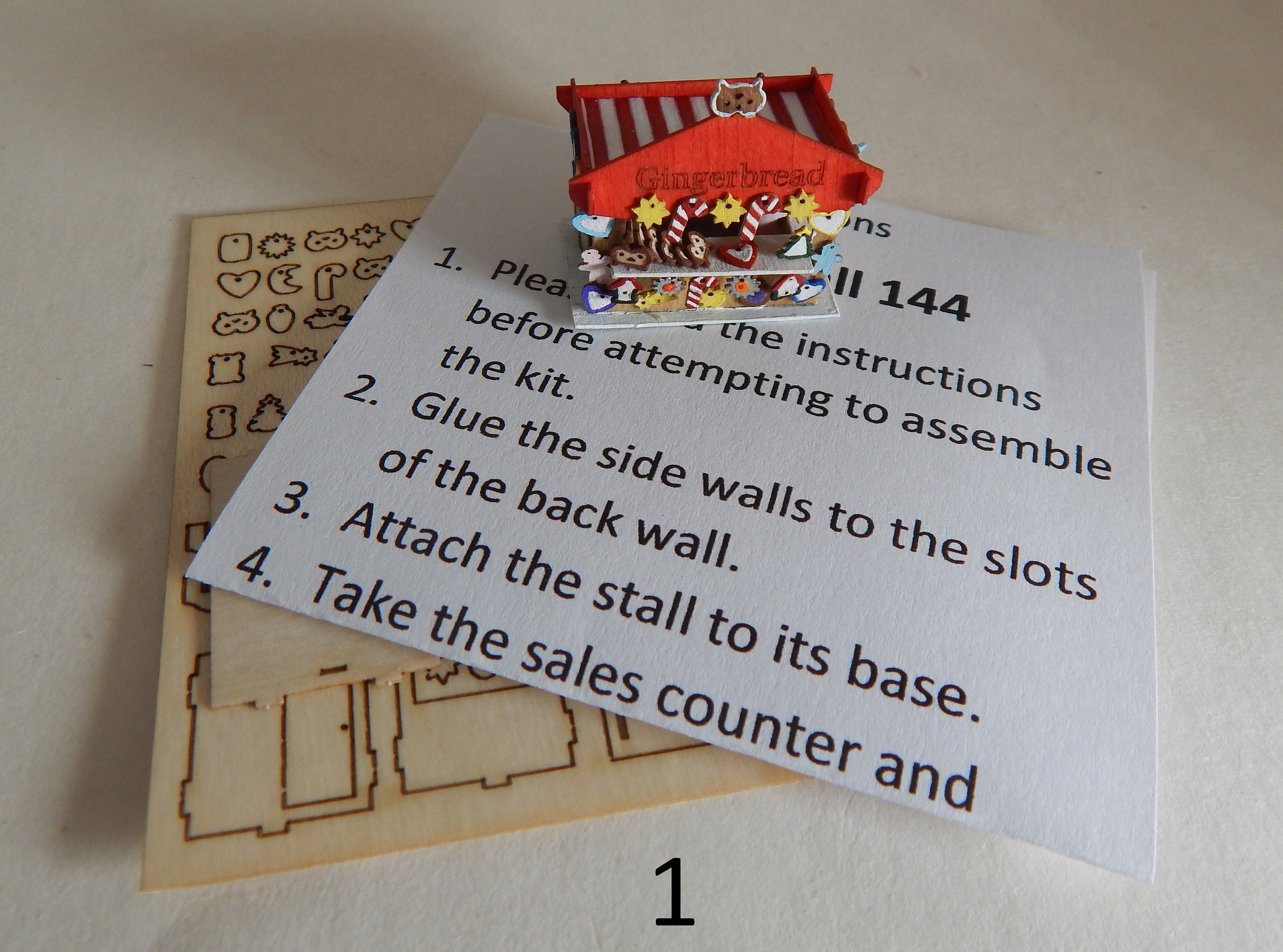 Miniature Market Stall KITS Do It Yourself Building Many - Etsy India