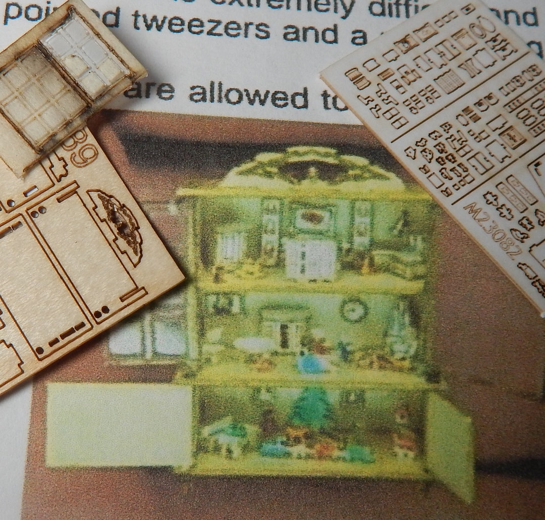 Doll House KIT, 144th Scale, DIY, Three Floors, Room Box