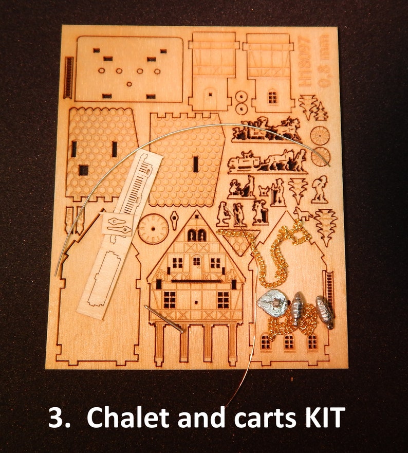 Cuckoo Clocks KITS Diy Inch Scale 1/12 Assembly Required Etsy