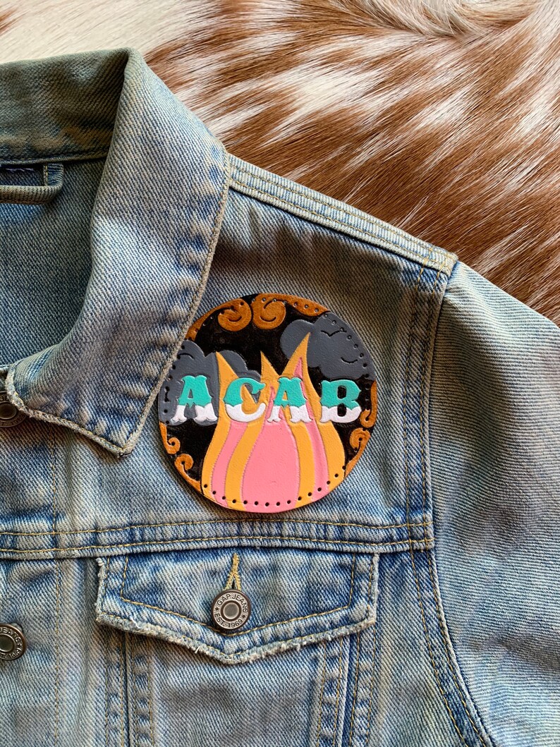 ACAB leather patch \u2022 FUNDRAISER