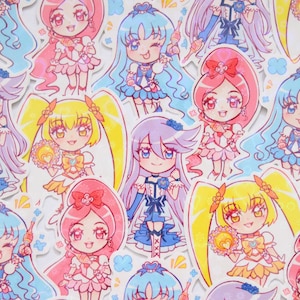 Holographic HeartCatch Precure Stickers