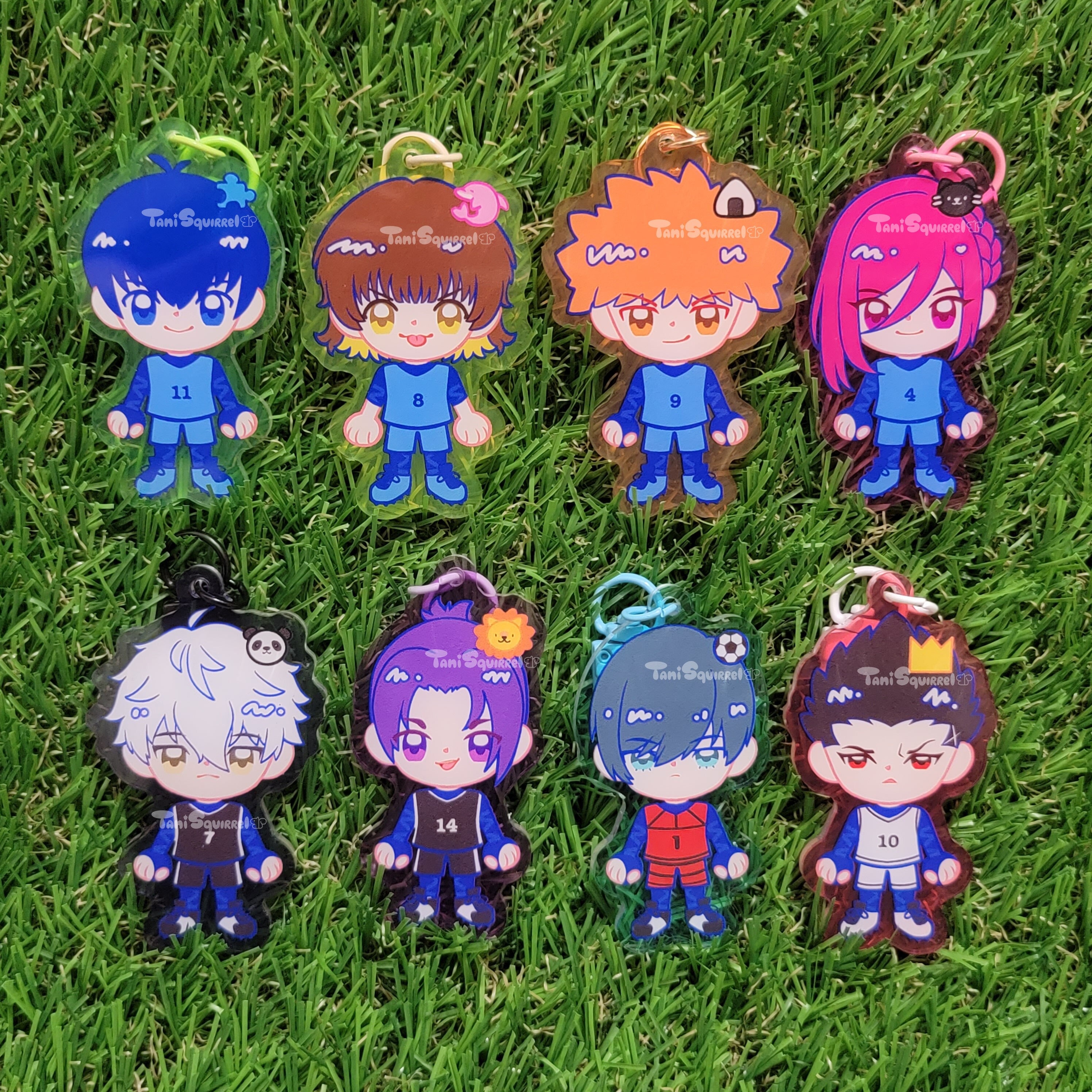 Anime Blue Lock Meguru Bachira Yoichi Isagi Hyoma Chigiri Seishiro Nagi  Keychain Doll Acrylic Keyring Pendant For Gift - Action Figures - AliExpress