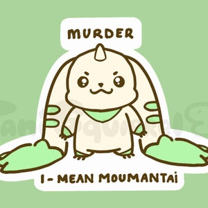 Murdor I-Mean Moumantai Terriermon Vinyl Sticker/Print
