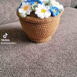 Crochet Flower Pot