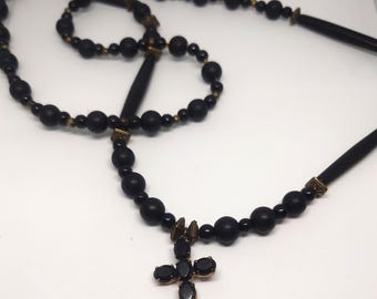 Black Rosery Cross Collection