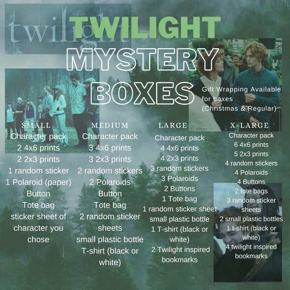 TWI|LIGHT| Universe Mystery Boxes| sparkling vampires| Christmas Gift| Custom