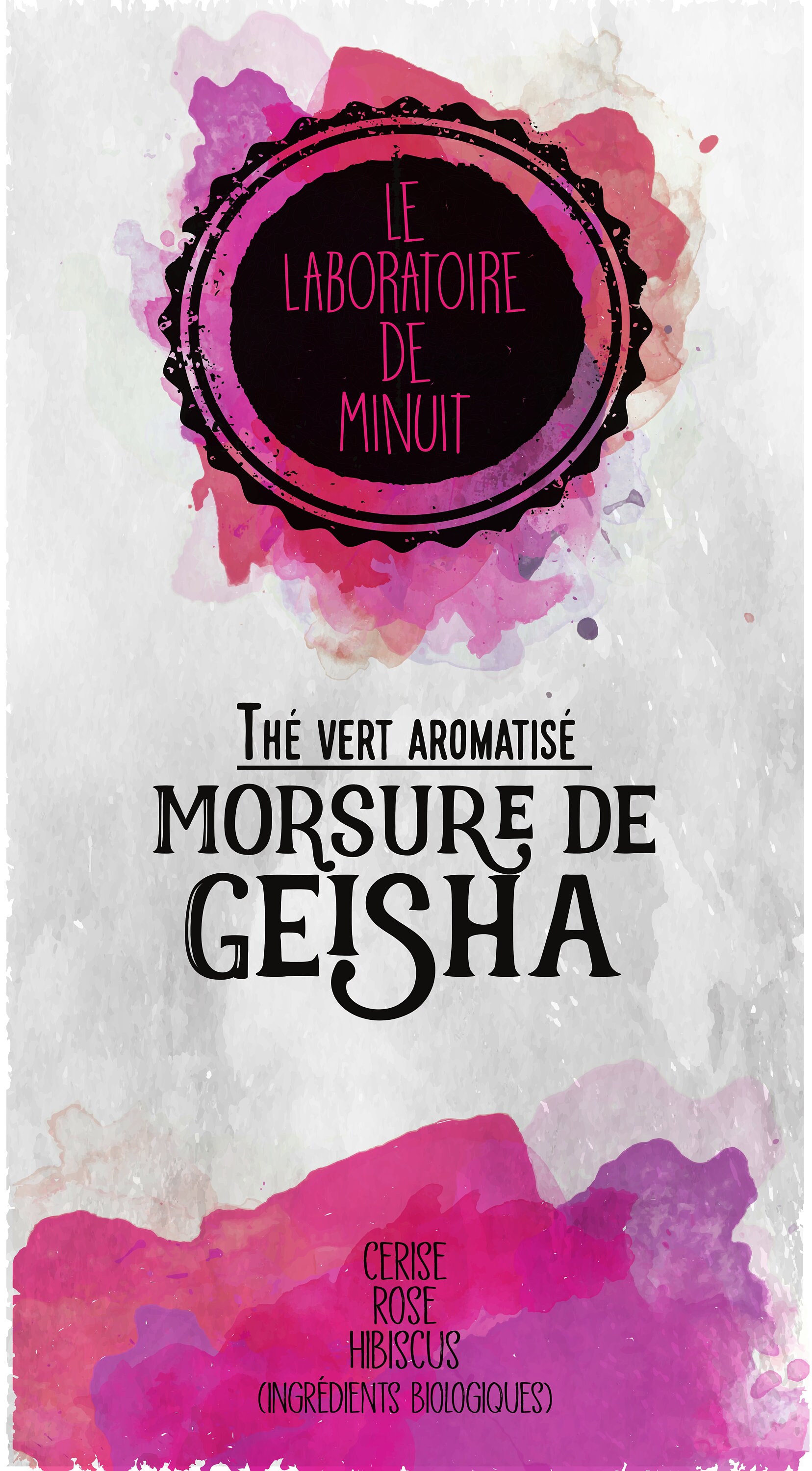 Morsure de Geisha - Thé Vert Cerise, Rose & Hibiscus