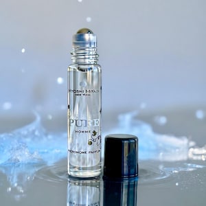 Miyoshi Miyagi Pheromone Cologne Perfume for Men Unscented Roll-On - Active Complex Pheromone Perfume - Oil Base Formula (Pure Homme)