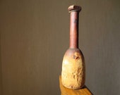 Antique Potato Masher Rustic Muddler Pestle Maul Solid Wood, Primitive Wooden Kitchen Tool, Cutting Board Farmhouse Decor old