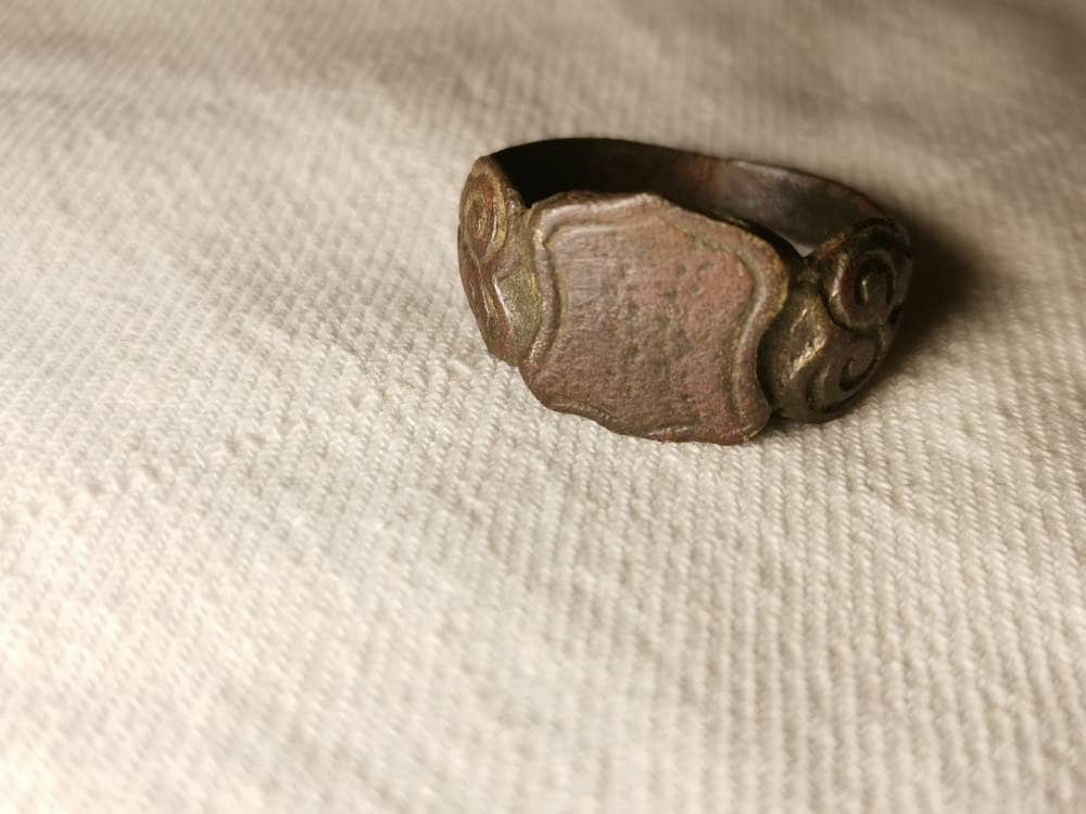 Ancient Bronze Ring Men's Archaeological Find Dig Antique Etsy