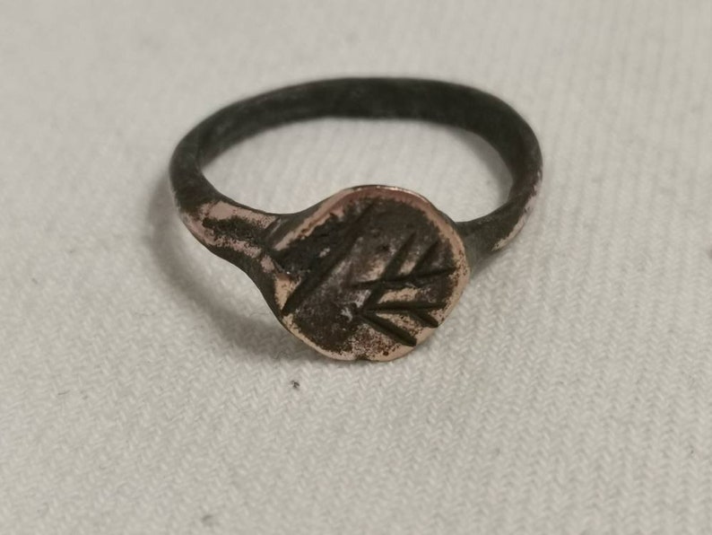 Ancient Bronze Ring Archaeological Find Dig Antique Vintage Etsy