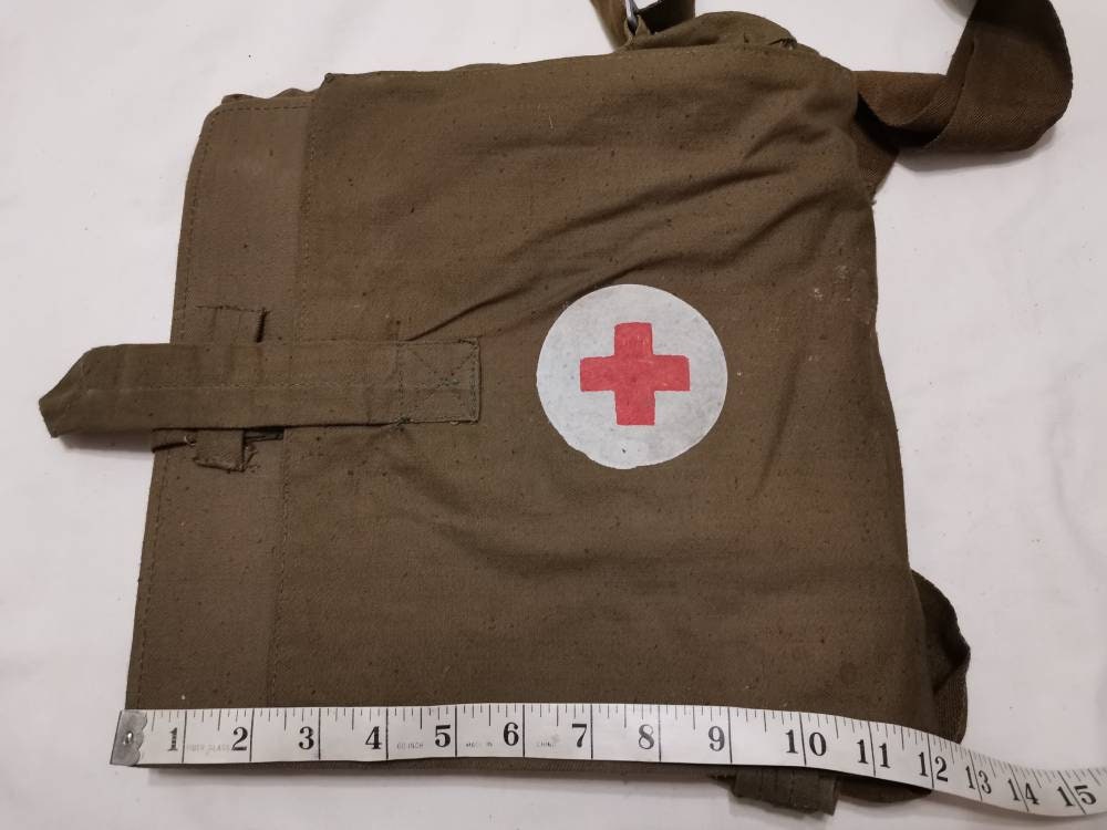 Vintage Military First Aid Bag Red Soviet Army Red Cross Etsy