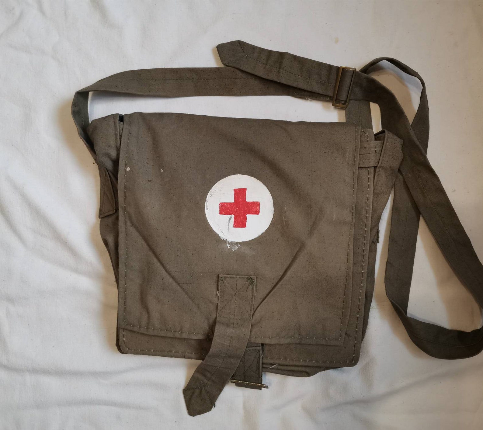 Vintage Military First Aid Bag Red Soviet Army Red Cross Etsy